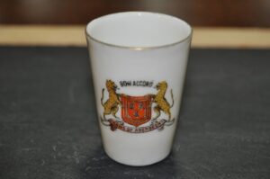 Item #D2 Vintage Gemma Porcelain Cup Souvenir c.1930's